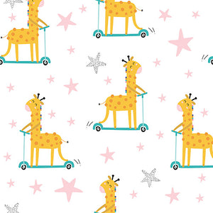 Giraffe & stars